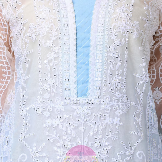 Premium Pakistani Embroidered Suit - Readymade
