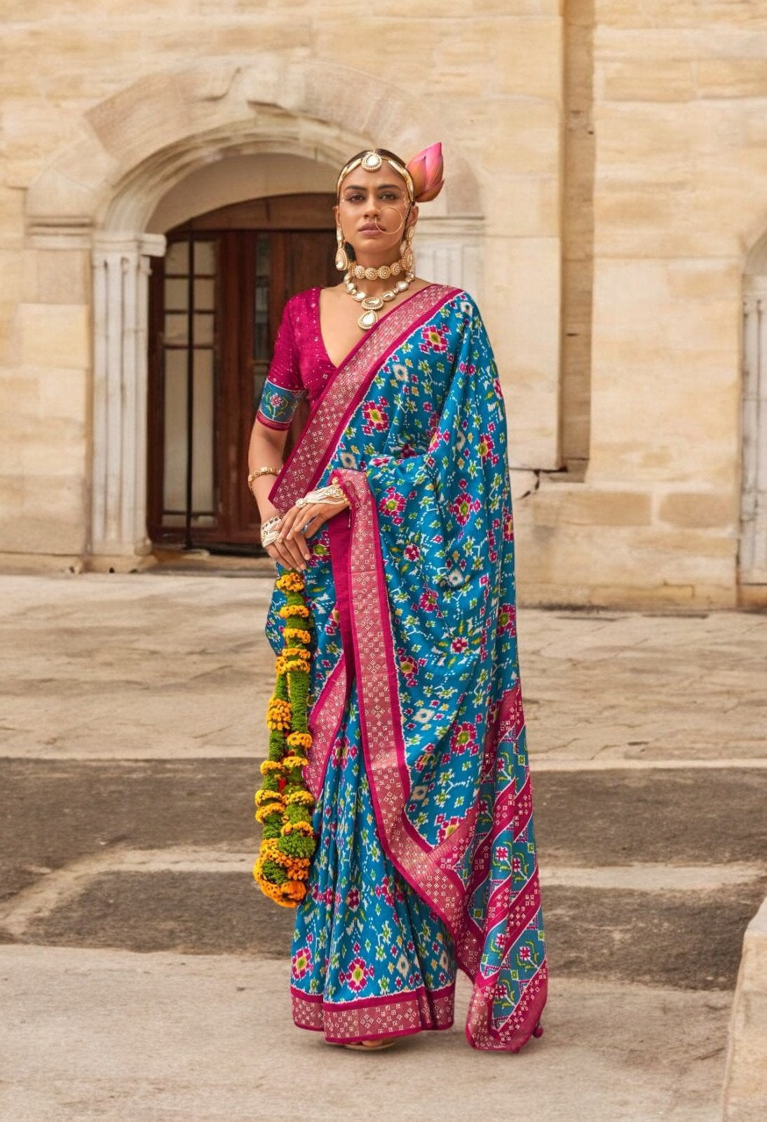 Printed Silk Patola Saree