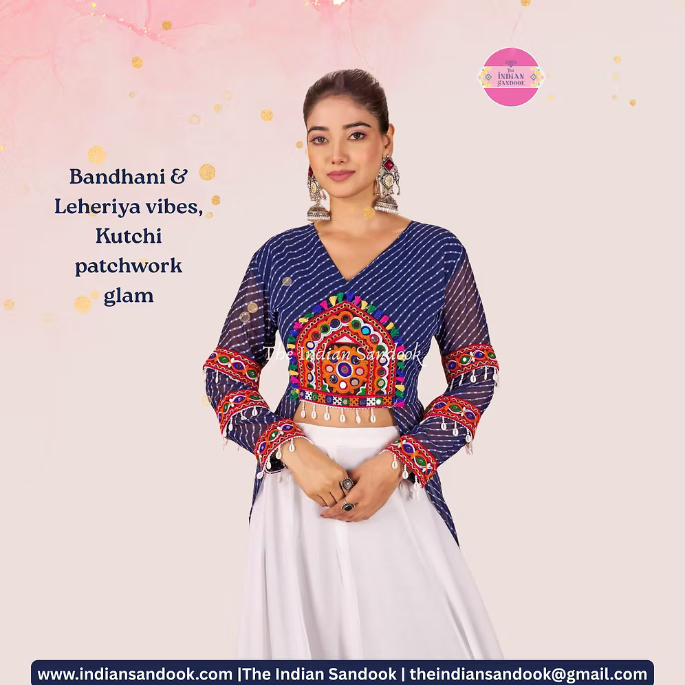 Navratri Garba Stylish Indo-Western Wear