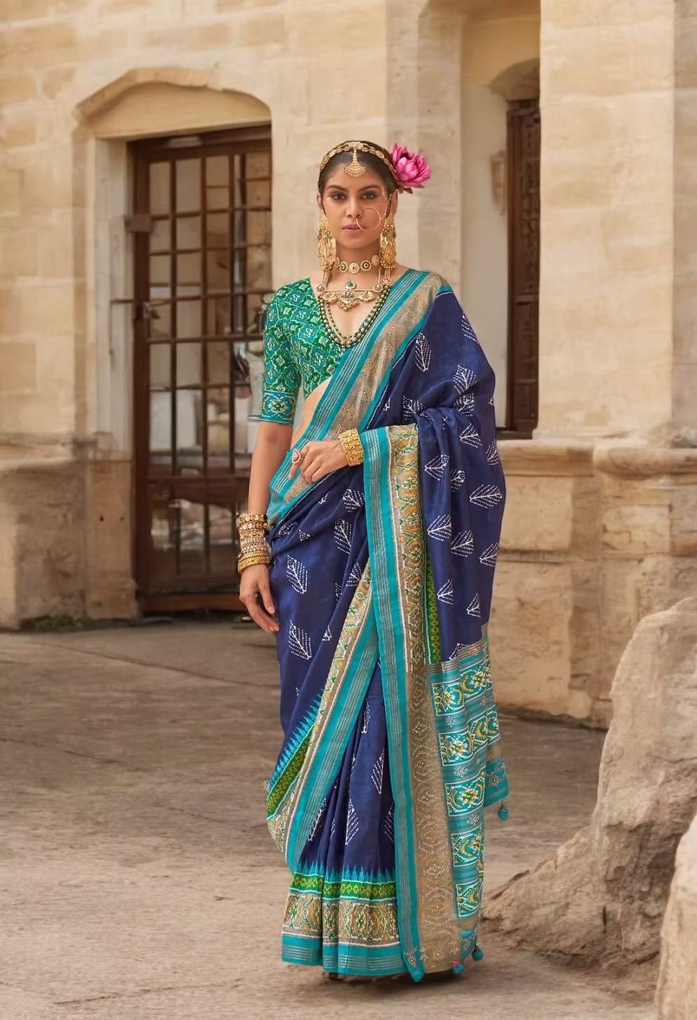Luxury Printed Silk  Patola Saree