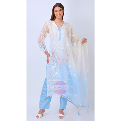 Premium Pakistani Embroidered Suit - Readymade